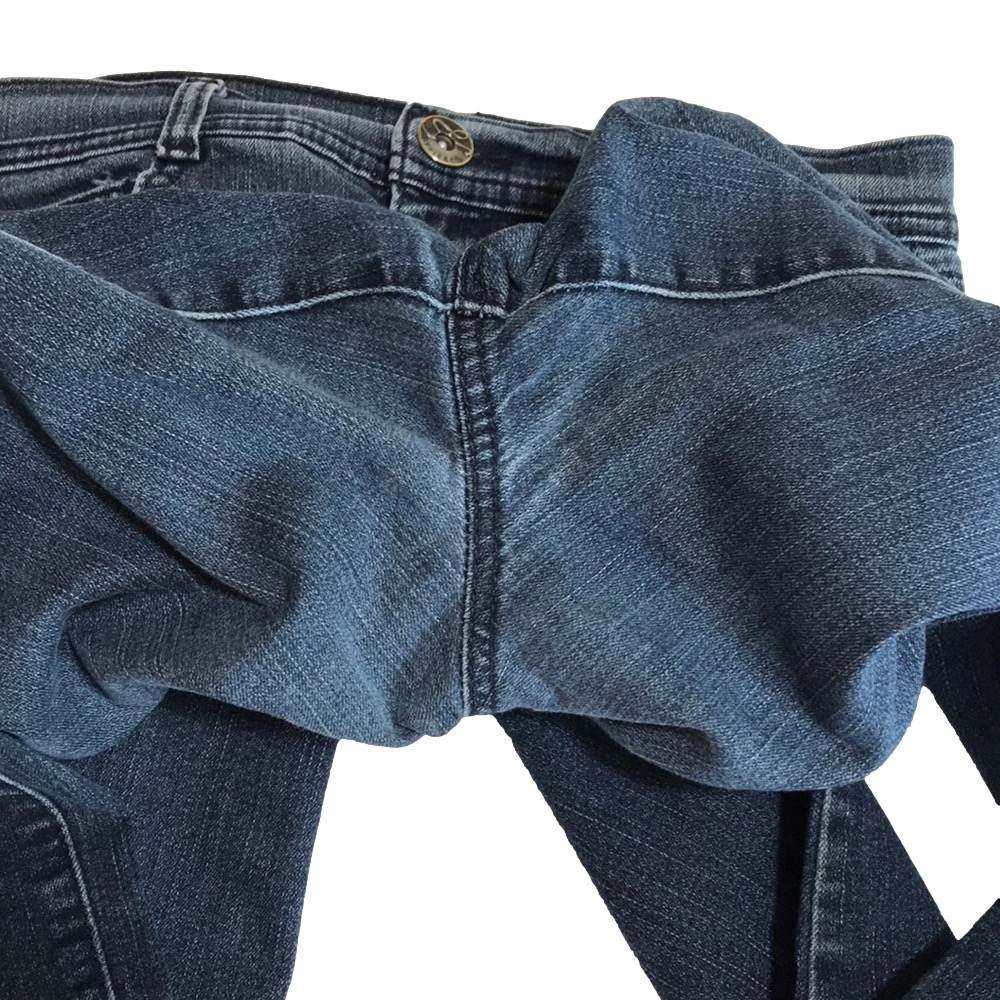 STYLE & CO. PETITE—TUMMY CONTROL—Women’s Blue Denim Jeans—Dark Stonewashed—Sz 4P - Picture 14 of 16